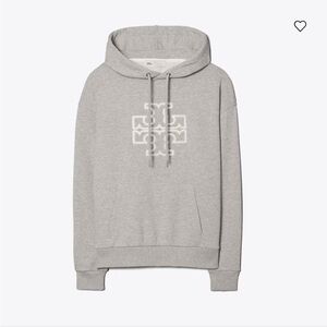 Tory Burch Hoodie Terry Logo, NWOT!